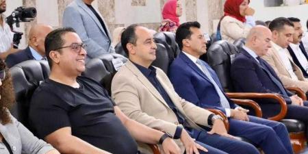 وزير الرياضة والدكتور عمرو عثمان يشهدان الاحتفال باليوم العالمي لمكافحة تعاطى المخدرات - هرم مصر