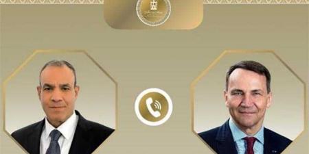 اتصال هاتفى بين وزير الخارجية والهجرة ونظيره البولندي - هرم مصر