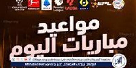 مواعيد أهم مباريات اليوم الإثنين 30-6- 2025 في جميع البطولات والقنوات الناقلة - هرم مصر