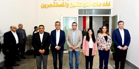 افتتاح المركز التكنولوجي للمواطنين بالعلمين الجديدة صور - هرم مصر
