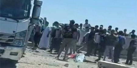 ارتفاع عدد المتوفين بحادث الطريق الإقليمي لـ 10 ضحايا - هرم مصر