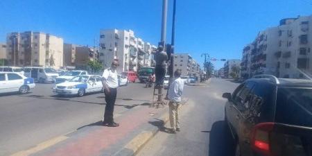 بورفؤاد تكثف حملاتها المفاجئة لرفع الإشغالات واتخاذ الإجراءات القانونية مع المخالفين - هرم مصر