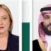 عاجل- ولي العهد السعودي ورئيسة وزراء إيطاليا يؤكدان على أهمية ضبط النفس في المنطقة - هرم مصر