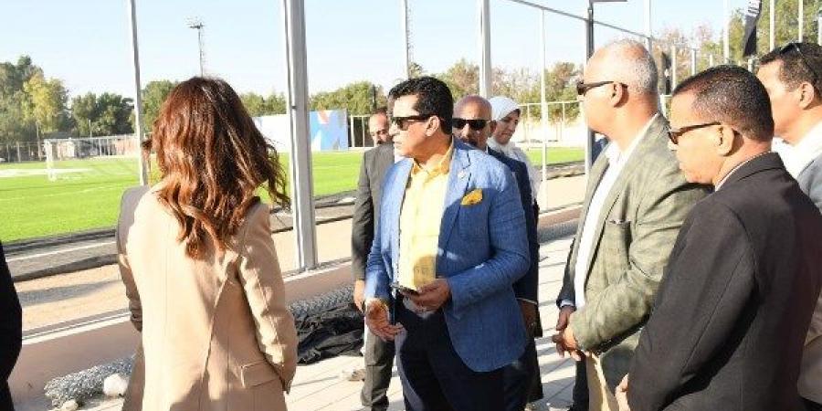 وزير الشباب والرياضة يتفقد الأعمال الإنشائية بنادي الهرم الرياضي - هرم مصر