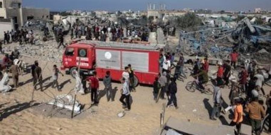 غارة جديدة وسط مدينة خان يونس - هرم مصر