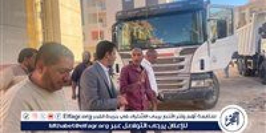 نائب محافظ مطروح يتفقد محطة معالجة الصرف الصحي وحملة نظافة بمنطقة الكيلو 4 بمدينة مرسى مطروح - هرم مصر