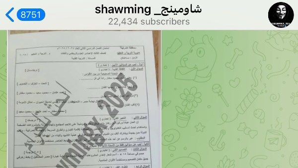 شاومينج ينشر امتحان التربية الفنية بعد توزيعه بلجان الإعدادية بالشرقية شاومينج ينشر امتحان التربية الفنية بعد توزيعه بلجان الإعدادية بالشرقية