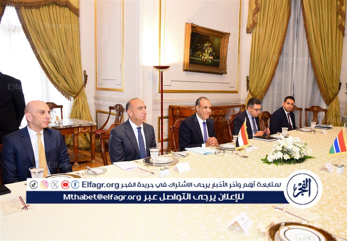 لقاء ثنائي بين وزير الخارجية والهجرة ونظيره الجامبي لدعم العلاقات بين البلدين