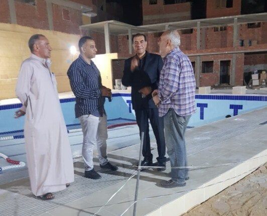 مدير رياضة القليوبية يتفقد الأعمال الإنشائية لحمام السباحة بمركز شباب أجهور الكبرى مدير رياضة القليوبية يتفقد الأعمال الإنشائية لحمام السباحة بمركز شباب أجهور الكبرى
