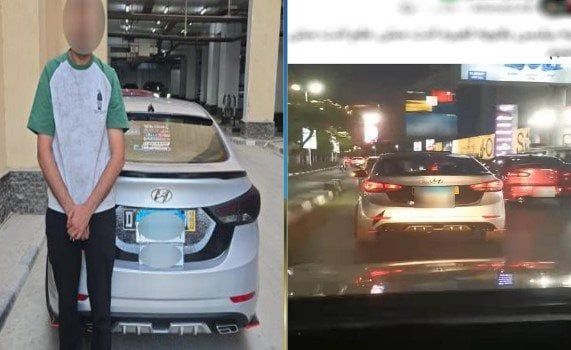 كشف ملابسات قيام شخص بتثبيت لوحتين مختلفتين على سيارته كشف ملابسات قيام شخص بتثبيت لوحتين مختلفتين على سيارته
