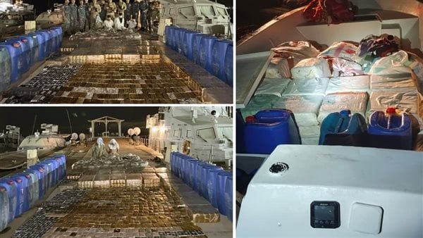 القوات البحرية تنجح في إحباط محاولة تهريب كميات من المواد المخدرة عبر سواحل البحر الأحمر القوات البحرية تنجح في إحباط محاولة تهريب كميات من المواد المخدرة عبر سواحل البحر الأحمر
