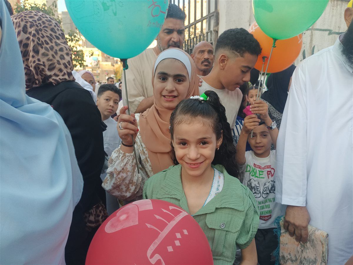 جانب من الاحتفالات في الإسكندرية 