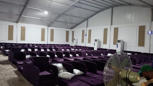 بعثة الحج السياحي تراجع تجهيزات المخيمات في منى وعرفات.. صور بعثة الحج السياحي تراجع تجهيزات المخيمات في منى وعرفات.. صور