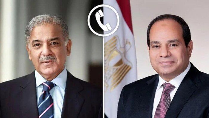 الرئيس السيسي يتلقى اتصالا هاتفيا من رئيس الوزراء الباكستاني للتهنئة بعيد الأضحى الرئيس السيسي يتلقى اتصالا هاتفيا من رئيس الوزراء الباكستاني للتهنئة بعيد الأضحى