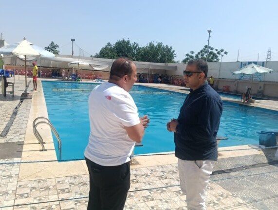 مدير الرياضة بالقليوبية يتفقد عدد من حمامات السباحة بمراكز الشباب مدير الرياضة بالقليوبية يتفقد عدد من حمامات السباحة بمراكز الشباب
