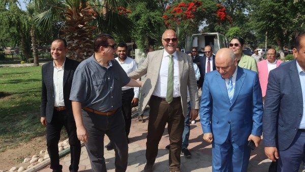 محافظ القليوبية يتفقد حديقة عفله بالقناطر الخيرية محافظ القليوبية يتفقد حديقة عفله بالقناطر الخيرية
