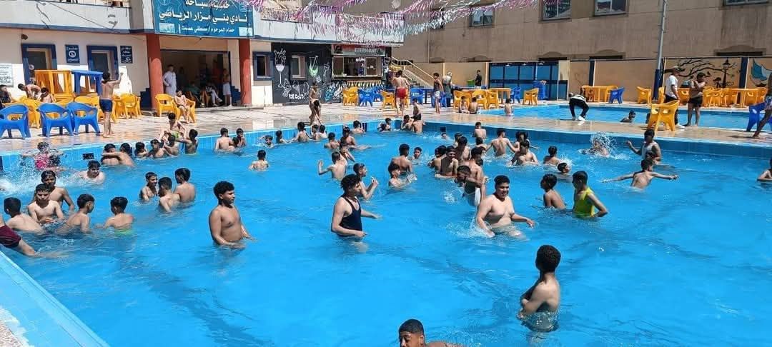 حمامات سباحه بمراكز الشباب بالمنيا خلال عيد الاضحى