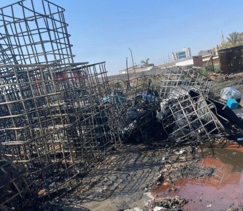 السيطرة على حريق ضخم بمخزن بلاستيك عشوائي في الخانكة دون إصابات السيطرة على حريق ضخم بمخزن بلاستيك عشوائي في الخانكة دون إصابات