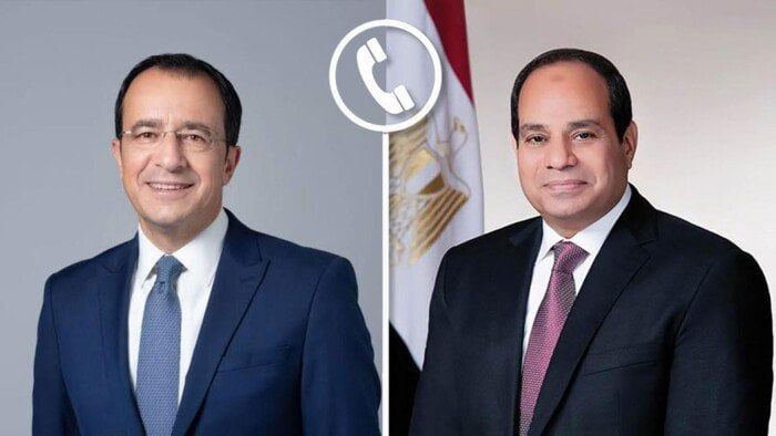 عاجل| الرئيس السيسي يؤكد لنظيره القبرصي رفض مصر التام لتوسيع دائرة الصراع بالمنطقة عاجل| الرئيس السيسي يؤكد لنظيره القبرصي رفض مصر التام لتوسيع دائرة الصراع بالمنطقة