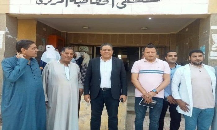 مدير صحة المنوفية يتفقد مستشفى الخطاطبة المركزي مدير صحة المنوفية يتفقد مستشفى الخطاطبة المركزي