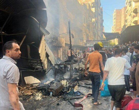 التحريات تكشف سبب اندلاع حريق فيصل.. صور التحريات تكشف سبب اندلاع حريق فيصل.. صور