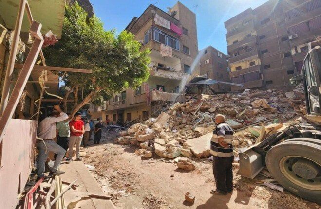 آخر تحديث.. ارتفاع عدد ضحايا عقار حدائق القبة المنهار لـ 10 أشخاص