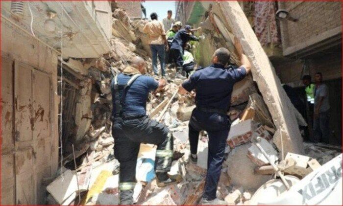 مصادر تكشف الحصيلة النهائية لحادث انهيار عقارات حدائق القبة مصادر تكشف الحصيلة النهائية لحادث انهيار عقارات حدائق القبة