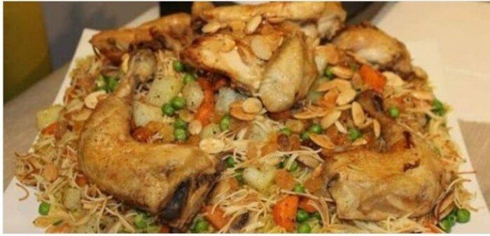 طريقة عمل صينية برياني بالدجاج