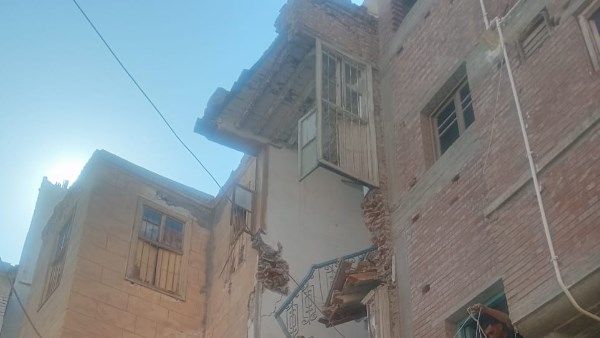 انهيار جزئي لعقار غير مأهول بالسكان في كفر الشيخ.. صور انهيار جزئي لعقار غير مأهول بالسكان في كفر الشيخ.. صور