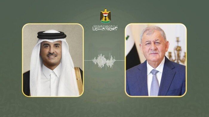 العراق وقطر تبحثان هاتفيًا تعزيز علاقات التعاون في المجالات ذات الاهتمام المشترك العراق وقطر تبحثان هاتفيًا تعزيز علاقات التعاون في المجالات ذات الاهتمام المشترك