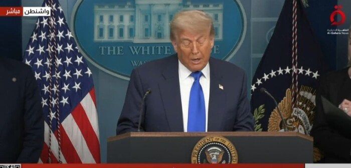 ترامب: الحديث عن أي اتفاقات مع إيران سيكون في أكتوبر المقبل| فيديو ترامب: الحديث عن أي اتفاقات مع إيران سيكون في أكتوبر المقبل| فيديو