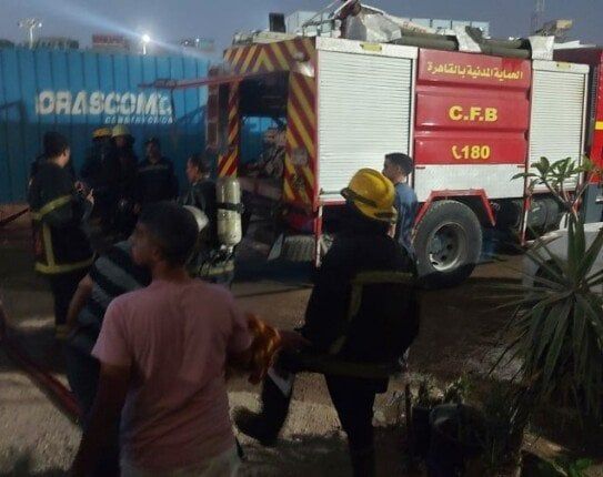 السيطرة على حريق في مستشفى البدرشين السيطرة على حريق في مستشفى البدرشين