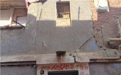 انهيار أجزاء وتشققات في جدران عقار من طابقين بالقليوبية انهيار أجزاء وتشققات في جدران عقار من طابقين بالقليوبية