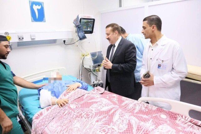 محافظ المنوفية يزور مصابي حادث الإقليمي بمستشفي الجراحات المتخصصة بشبين الكوم محافظ المنوفية يزور مصابي حادث الإقليمي بمستشفي الجراحات المتخصصة بشبين الكوم