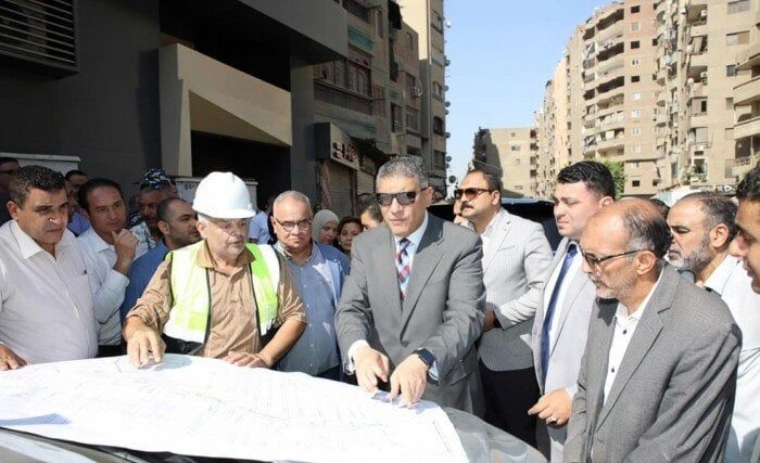 محافظ الجيزة يتفقد مشروع الصرف الصحي بكفر طهرمس حتى نفق روز اليوسف محافظ الجيزة يتفقد مشروع الصرف الصحي بكفر طهرمس حتى نفق روز اليوسف