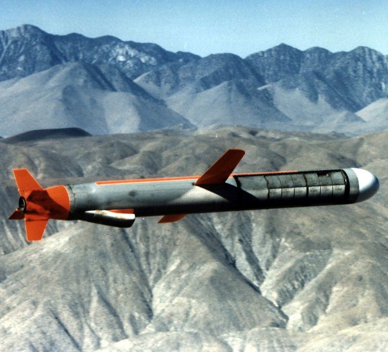 - Undated file photo - of a Tomahawk cruise missile. Britain will get 22 upgraded Tomahawk cruise mi..