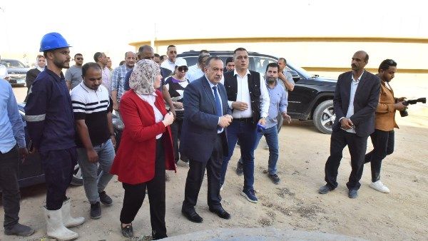 محافظ أسيوط يتفقد محطة معالجة المشايعة ضمن مشروع الصرف الصحي المتكامل بصدفا والغنايم محافظ أسيوط يتفقد محطة معالجة المشايعة ضمن مشروع الصرف الصحي المتكامل بصدفا والغنايم