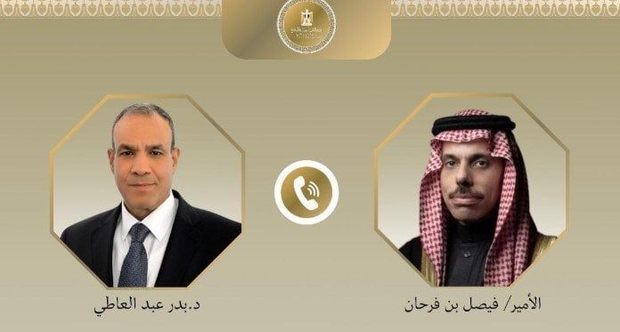 اتصال هاتفي بين وزير الخارجية ونظيره السعودي
