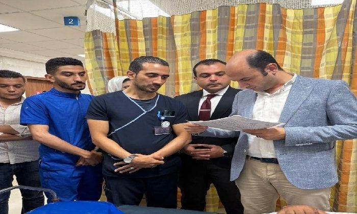 مدير الرعاية الصحية ببورسعـيد يتفقد مستشفى النصر مدير الرعاية الصحية ببورسعـيد يتفقد مستشفى النصر