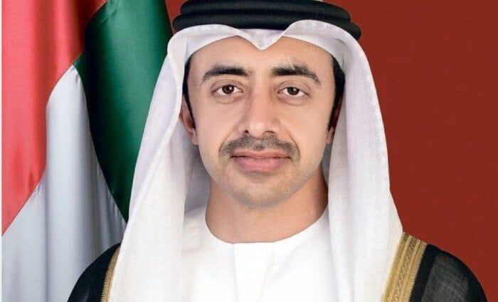 وزير الخارجية الإماراتي: ندعم جهود التوصل لوقف الحرب على غزة وتجنب اتساع رقعة الصراع بالمنطقة وزير الخارجية الإماراتي: ندعم جهود التوصل لوقف الحرب على غزة وتجنب اتساع رقعة الصراع بالمنطقة
