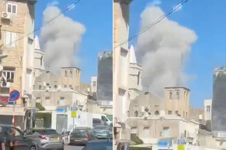 صواريخ إيرانية على حيفا