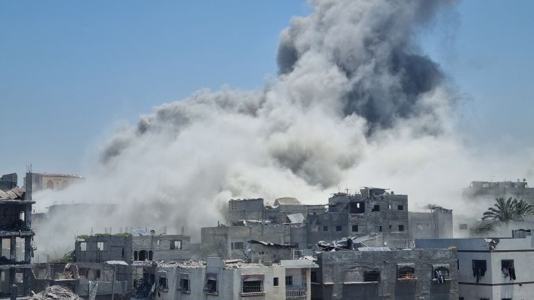 -سياسة التدمير الكامل لبلدة جباليا تحوّلت إلى هدف إسرائيلي علني وتعمل بكل قوة على نسف مساكنها وتهجير سكانها