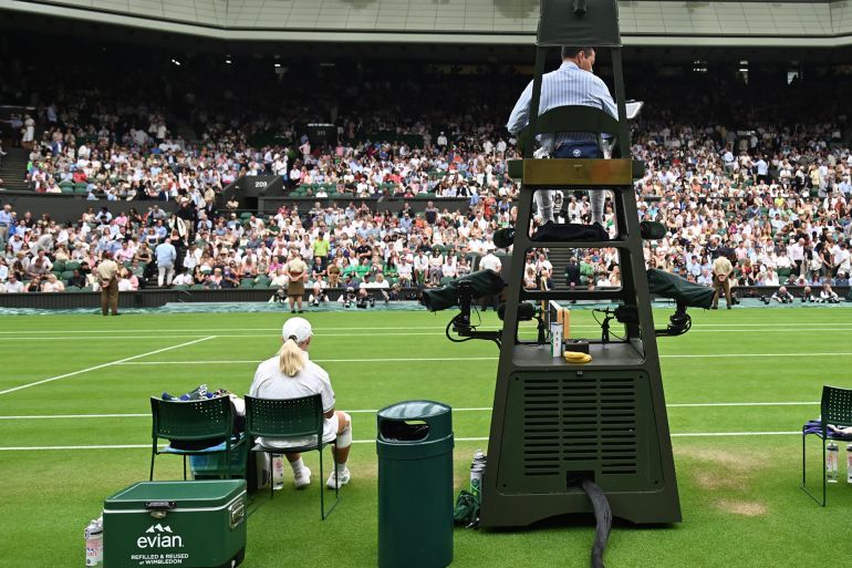 Wimbledon Tennis Championships - Day 7- - LONDON, UNITED KINGDOM - JULY 06: Sonay Kartal of the United Kingdom plays in the Ladies singles fourth round match against Anastasia Pavlyuchenkova during day seven of The Championships Wimbledon 2025 at All England Lawn Tennis and Croquet Club on July 06, 2025 in London, United Kingdom.