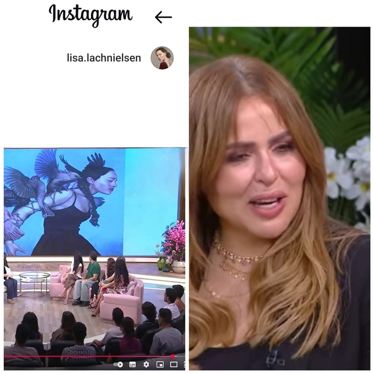 الفنانة ليزا لاش نيلسيون ترد على مها الصغير