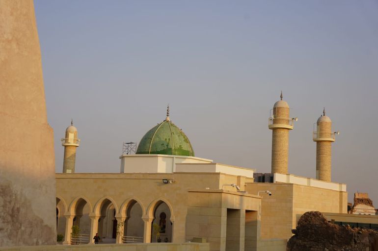 جامع النوري بجانب الموصل الأيمن هو الاخر الذي دمرته عصابات داعش أثناء عمليات تحرير الجانب عام 2017