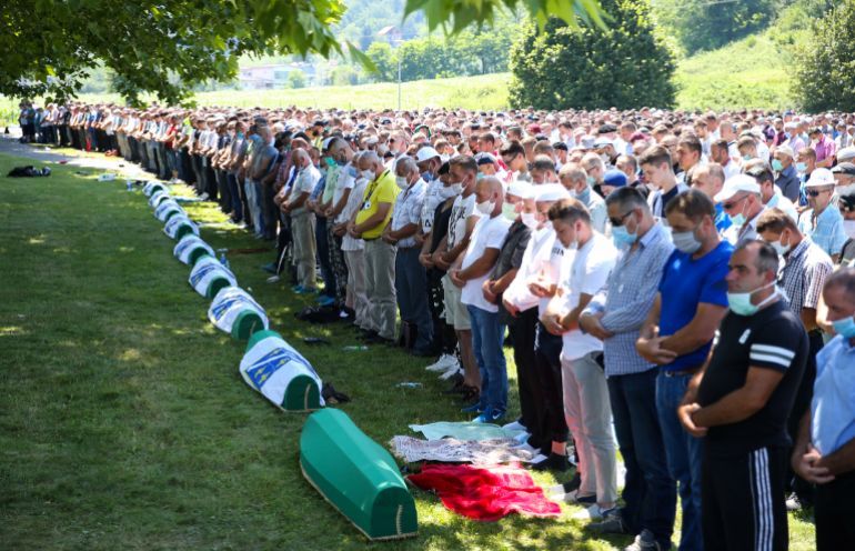 Bosnia and Herzegovina commemorates 25th anniversary of Srebrenica massacre, in Potocari
