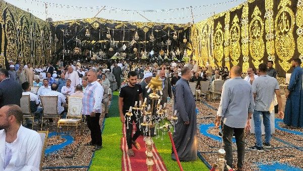 أهالي الشرقية يقيمون عزاء للراحل علي المصيلحى وزير التموين السابق