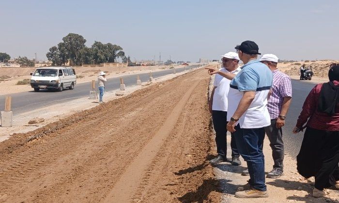 محافظ القليوبية يتفقد أعمال تطوير طريق الخانكة السلام