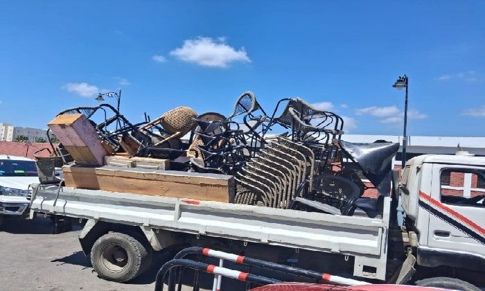 رفع 450حالة إشغال طريق في حملةلـ«محلية دمنهور» بالبحيرة
