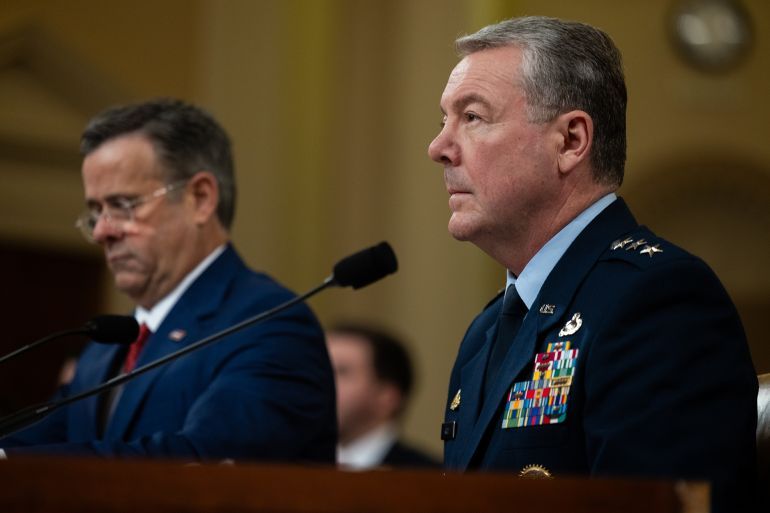 WASHINGTON, DC - MARCH 26: Director of the Defense Intelligence Agency General Jeffrey Kruse testifies during a House Permanent Select Committee on Intelligence hearing on the